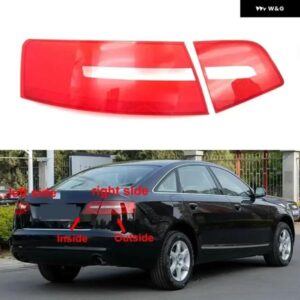 アウディ A6 A6L 2009 2010 2011 リア テールライト シェルテールランプカバー ウィンカーライト マスク交換