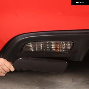 シボレー コルベット C6 2005-2013 ABS 黒リア フォグランプ カバー 飾るカーアクセサリー