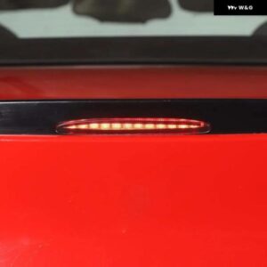シボレー コルベット C6 2005-2013 ABS 黒車高ブレーキライトカバー トリム ステッカー カーアクセサリー