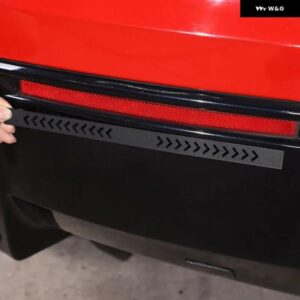 シボレー コルベット C7 2014-2019 カー スタイリング ステンレス 黒リア フォグライト カバー トリム ステッカー カーアクセサリー