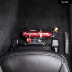 シボレー コルベット C6 2005-2013 合金 黒カーシート消火器 ブラケット カーアクセサリー
