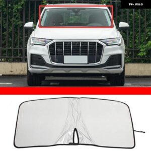 アウディ Q7 2020-2023 テープカー スタイリング フロントガラス 抗 UV 日焼け防止マットアクセサリー