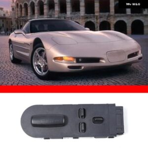 シボレー コルベット C5 スポーツ 1997-2004 ABS ブラックパワーシート加熱スイッチ インテリア カーアクセサリー 12135158