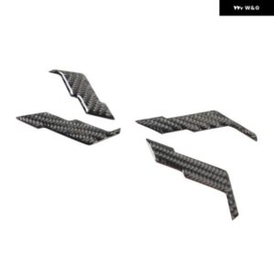 シボレー コルベット C6 2005-2013 ソフトカーボンフロント エンジン カバー バックロゴリアロゴ トリム ステッカー カーアクセサリー