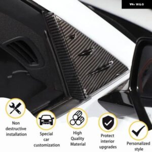 シボレー フロントウィンドウ三角カバー コルベット C8 スティングレイ コンバーチブル Z06 クーペ 2020-23 アンチバフティングウィン