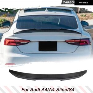 アウディ B9 カーボンリア トランク スポイラー リップウィング蓋 A4/A4 SLINE/S4 セダン 2017-2023 リア トランク スポイラー ブーツリップウィング