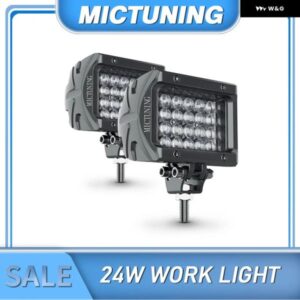 ジープ 2個 4インチ K1 LED ワーク ライトバー 4 行スポットフラッドコンボビームオフロード SUV ATV リアバックアップ車 LED ドライビングランプ