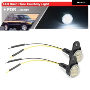 ジープ LED ダッシュフロアカーテシー足元ライト チェロキー XJ 97-01 グランド チェロキー ZJ 93-98 ラングラー TJ 97-98 56017442 17778AA