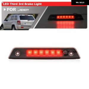 ジープ 1X スモーク アップグレード LED サードブレーキライト交換用グランド チェロキー WH/WK 2005-2010 ハイ マウント ストップランプ 55157397AD/AB