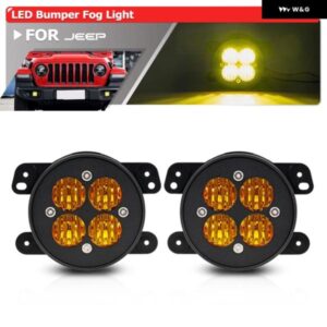 ジープ OE-SPEC 5182026AA アンバー LED バンパー フォグライト ASSY キット グラディエーター JT 2020-2024 ラングラー JK JL チェロキー KL グランド チェ