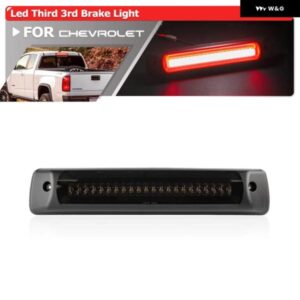 シボレー ユーロスモークホワイト/レッド LED ストロボサード 3RD ブレーキライトカーゴルーフ ランプ コロラド GMC キャニオン 201