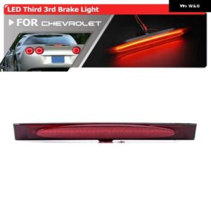 シボレー 1X コルベット C6 2005-2013 レッドレンズ F1 スタイル ストロボ LED トランク 蓋サード 3RD ブレーキストップ