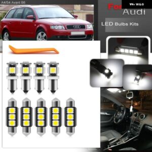 アウディ 37012 A4 S4 アバント B6 フルホワイト LED インテリア パッケージ 電球交換に適合