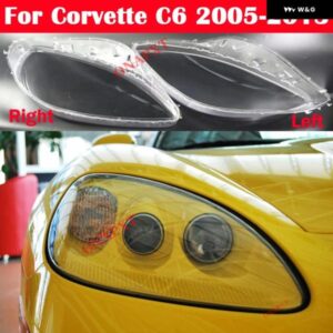 シボレー フロント ヘッドライト カバー ヘッドランプ シェード ランプカバー ヘッドランプ カバー シェルガラス コルベット C6 2005-2