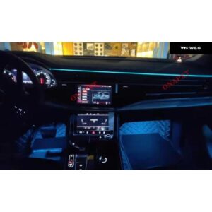 アウディ 30色 Q8 2019-2023MM I アプリ 制御 装飾 アンビエントライト LED ダッシュボード 足元 ムードランプ ドアストリップランプ