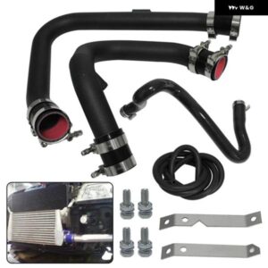 アウディ アルミインタークーラー配管 パイプ キット A4 1.8T クワトロ VW パサート B5 1.8L ボルトオンブラック