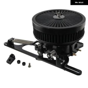 シボレー 9インチ X2インチ エア フィルター + 1000CFM 4150 キャブレター スロットルボディ 4 バレル 1.75インチ + スプ