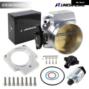 シボレー アルミ 92MM CNC ビレット スロットルボディ + TPS IAC ポジションセンサー + アダプター プレートキット GM GE