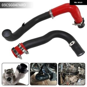 アウディ インタークーラーチャージ パイプ キット A3/S3 VW ゴルフ GTI R MK7 GEN3 EA888 1.8T 2.0T TSI MQB RANSVERSE タイプ エンジン ブラック