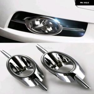 シボレー 2個 ABS クロームフロント フォグランプ カバー トリム クルーズ 2009-15