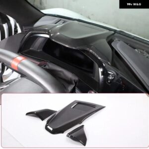 シボレー コルベット C8 スティングレイ Z51 Z06 2020-2023 ABS ダッシュボード パネル 装飾 カバー ステッカー 自動車