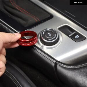 シボレー コルベット C7 2014-2019 合金 運転モードセレクターノブ 装飾 カバー トリム リング自動