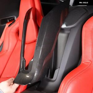 シボレー ABS カーボン コルベット C8 スティングレイ Z51 Z06 2020-2023 カー スタイリング センター アームレスト ワイ