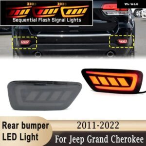 ジープ LED テールライト グランド チェロキー /コンパス 2011-2017 リア バンパー リフレクター ストップブレーキ ウィンカーライト