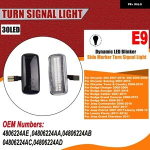 ジープ 自動 パトリオット コンパス コマンダー リバティ グランド チェロキー ランチア ウィンカー ランプ LED ダイナミック アンバー サイド マーカー