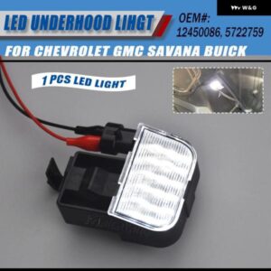シボレー OEM 12450086 1個 LED アンダーフードライトフードカーテシランプ エクスプレスシルバラード GMC サバナ 1500 2