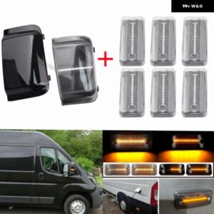 ジープ 1セット ダイナミック LED サイドマーカー ウィンカーライトフィアット DUCATO IVECO デイリー プジョー ボクサー シトロエン リレージャンパー チェ