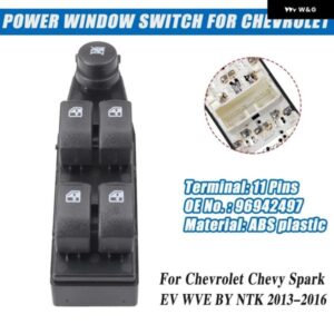 シボレー アクセサリー スパーク EV WVE BY NTK 2013-2016 11ピン ドライバー マスター パワー ウィンドウ スイッチ ガ