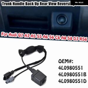 アウディ トランク ハンドルバックアップ リアビュー カメラ Q7 A3 A5 S5 A6 A6L C6 S6 A8 S8 D3 RS6 スタイリング