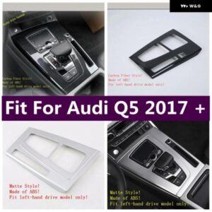 アウディ ABS 中央 制御 ギア シフト ボックス 装飾 パネル カバー トリム Q5 2017-2022 カーアクセサリー