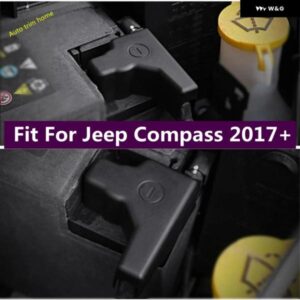 ジープ エンジン バッテリープラスマイナスキャップ 防塵 カバー 防錆シェル コンパス 2017 - 2021 アクセサリー