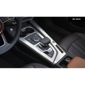 アウディ トランス ミッション シフト ギア ボックス 装飾 フレーム カバー トリム A4 A5 B9 2016-20 カーアクセサリー