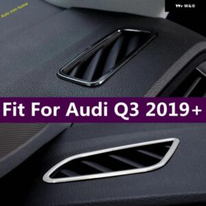 アウディ フロントサイドドアエア AC ベントカバー TIRM ダッシュボード エアコン アウトレット 装飾 フレーム Q3 2019 - 2022 アクセサリー