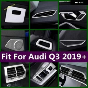 アウディ スピーカー ドアハンドル ボウルウィンドウリフト ボタン ダッシュボード 空調 ベントACコンセントカバー トリム Q3 F3 2019 - 2024