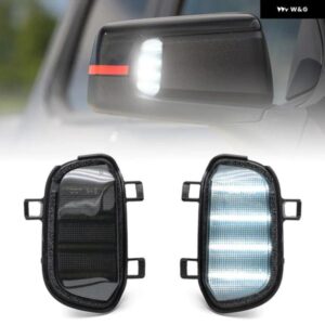 シボレー LED サイドミラー パドルランプ シルバラード GMC シエラ 1500 LTD 2019-2022 サイド リアビュータスクホワイト