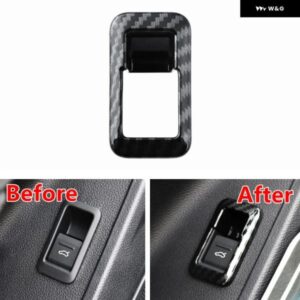 アウディ Q3 2019 トランク ドア調整 スイッチ ボタン カバー フレーム トリム カー スタイリング アクセサリー