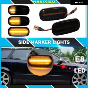アウディ サイド マーカーライト LED ウィンカー インジケーター A3 S3 8P A4 S4 RS4 B6 B7 B8 A6 S6 RS6 C5 C7 C6 05-08 ウィンカーライト
