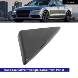 アウディ 左フロントドアミラー コーナー トリム カバー 4G8837637A A7 RS7 スポーツバック 2011-2017 バックミラー 三角 パネル