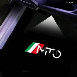 アルファロメオ 2個 LEDドアシャドウゴーストカーテシライトプロジェクターアクセサリー MITO 2009-2016-22