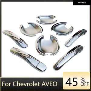シボレー AVEOドアクローザークロームハンドル プロテクター ABS スタイリング 装飾アクセサリー 外装 部品ハンドルカバー