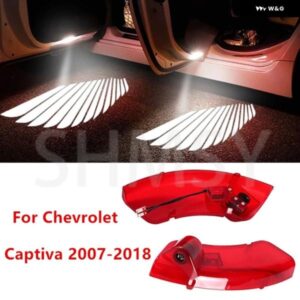 シボレー LEDドアウェルカムライトゴーストシャドウカーテシランプアクセサリー キャプティバ 2007-2018 2008-12
