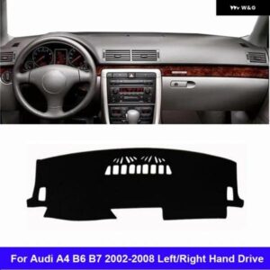 アウディ ダッシュボード カバー ダッシュマットカーペットラグ A4 B6 B7 2002-08 LHD RHD 2層サンシェード オートケープ