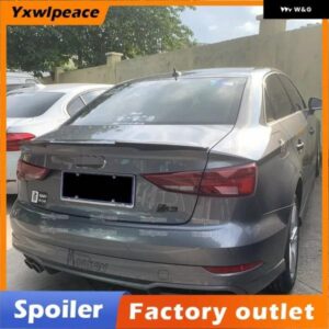 アウディ A3 S3 8V セダン 2014-20 リア スポイラー ABS M4 スタイル プライマーカラーリア トランク リップ スポイラー ウィング