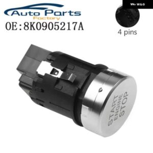 アウディ 8K0905217A スタートストップ エンジン スイッチ ボタン カバー キャップ Q5 2009-2012 A4 S4 クワトロ B8 A5 S5 2009-2013 RS4 RS5