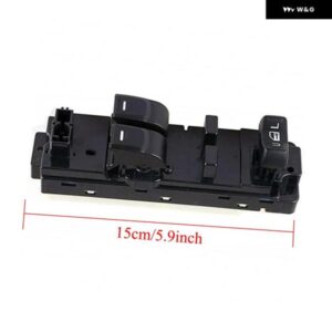 シボレー 25779766 コロラド 2004-2012 ABS ブラック フロント左車電動パワー ウィンドウ スイッチ 22ピン 付き