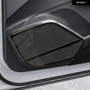アウディ Q8 2019-2022 インテリア スピーカー カバー オーディオドア スピーカー READLING ランプホーン A B ピラー サウンド スピーカー 装飾カバー